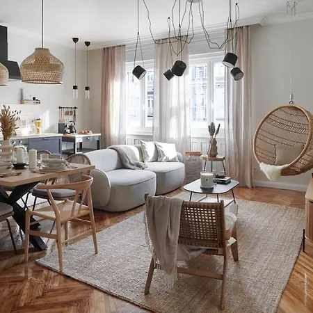 Apartmán Scandinavian Art 3-bdr Budapešť